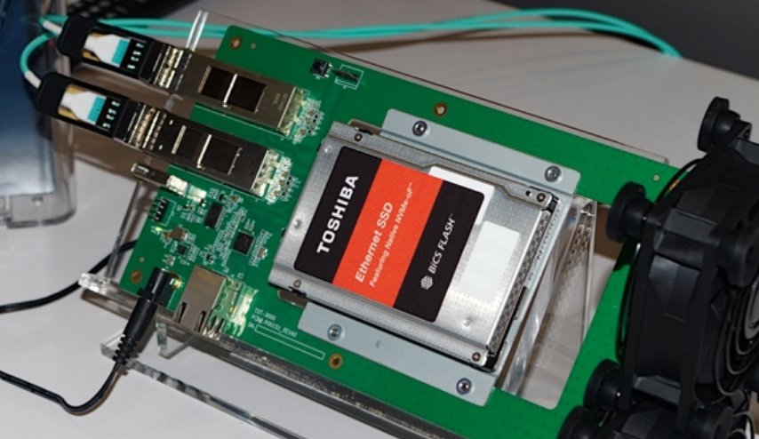固態(tài)硬盤能上網(wǎng)？Marvell、東芝展示以太網(wǎng)SSD