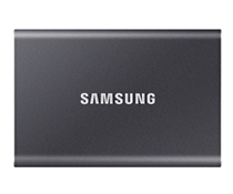 三星（SAMSUNG）T7 USB3.2 Gen2 移動固態(tài)硬盤 太空灰